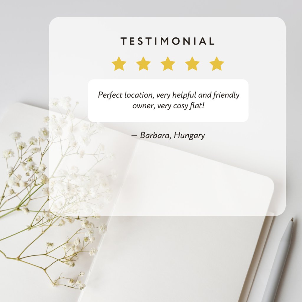 What our guests say about us (Barbara, Hungary)